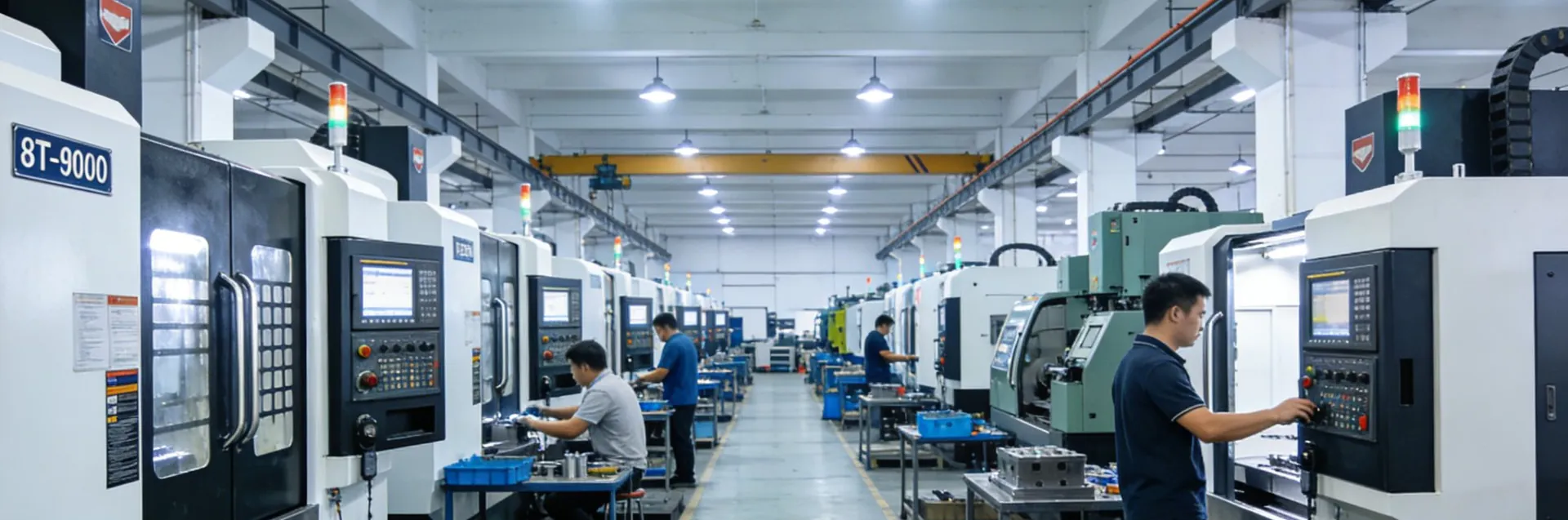 CNC machining equipment milling precision mold steel at Shiny Mold